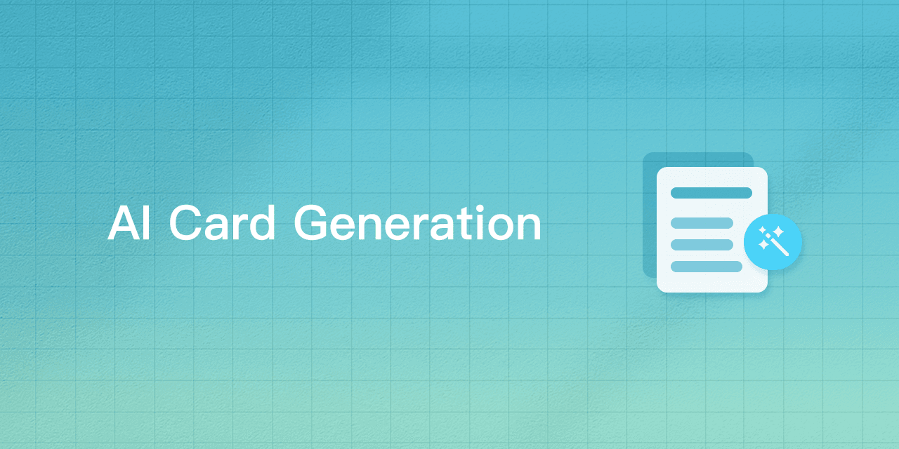 AI Card Generation